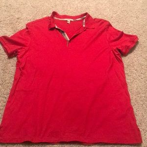 Burberry XL polo shirt in red